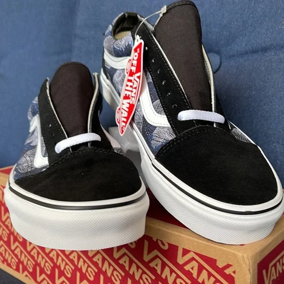 Vans Old Skool Wireframe Skulls Black True White WMNS - Picture 8 of 16